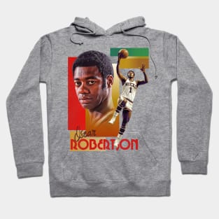 Retro Oscar Robertson Basketball Card Hoodie